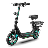 BOGIST M5Pro+ Electric Scooter - 500W Motor 48V13AH  Battery 35KM Range Disc Brakes Foldable Design - Black Blue